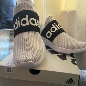NIB Adidas Men’s Size 8 Lite Racer Adapt 4.0 H04828 in White